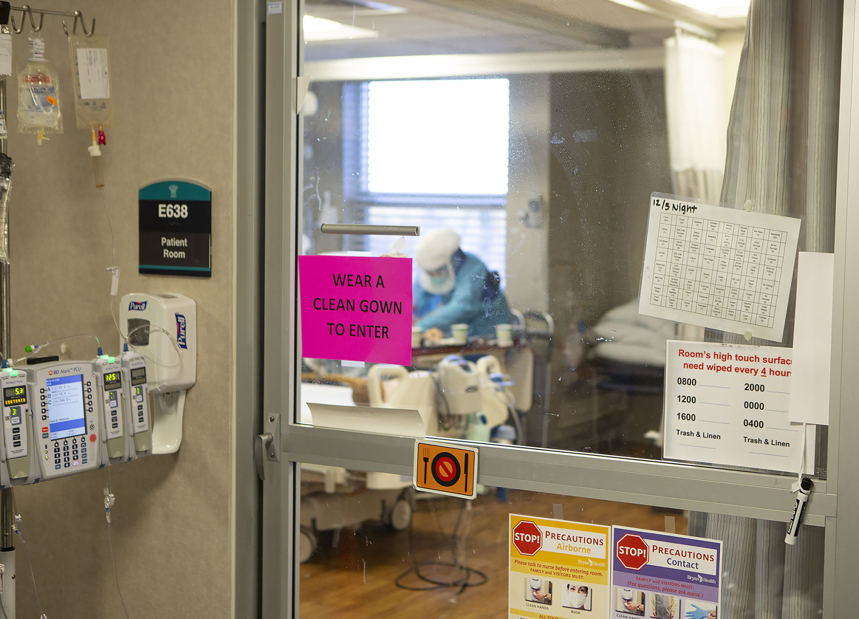 COVID-19 unit at Bryan Health